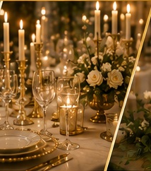 Catering presentation at an Amyo Events celebration